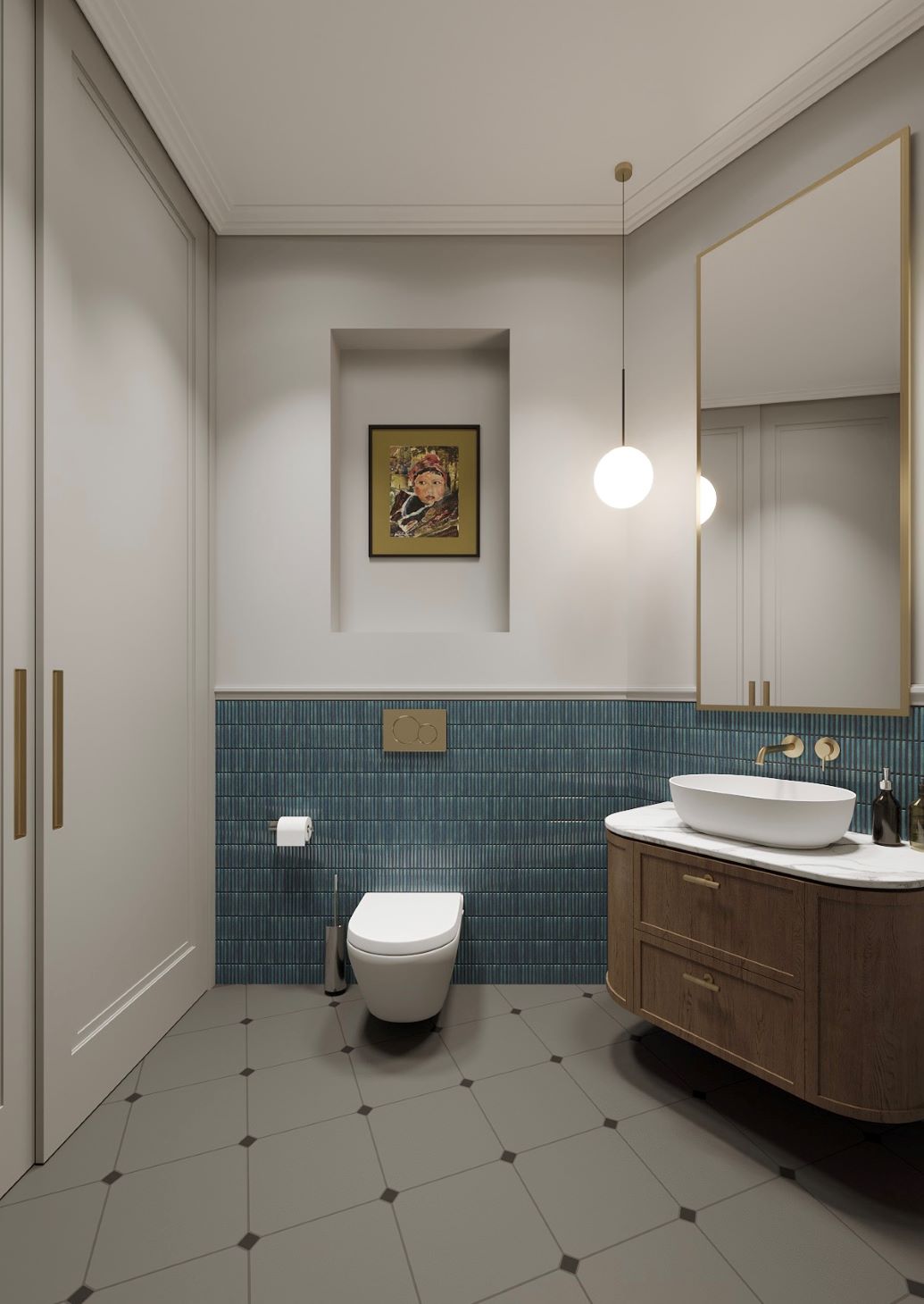 Dzīvoklis Vēsturiskā Ēkā Rīgas Centrā - tualetes istaba